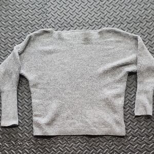 Maurices Off-the-Shoulder Gray Sweater